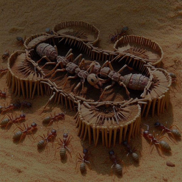 Comment les fourmilions construisent-ils leurs pièges à fourmis dans le sable ?